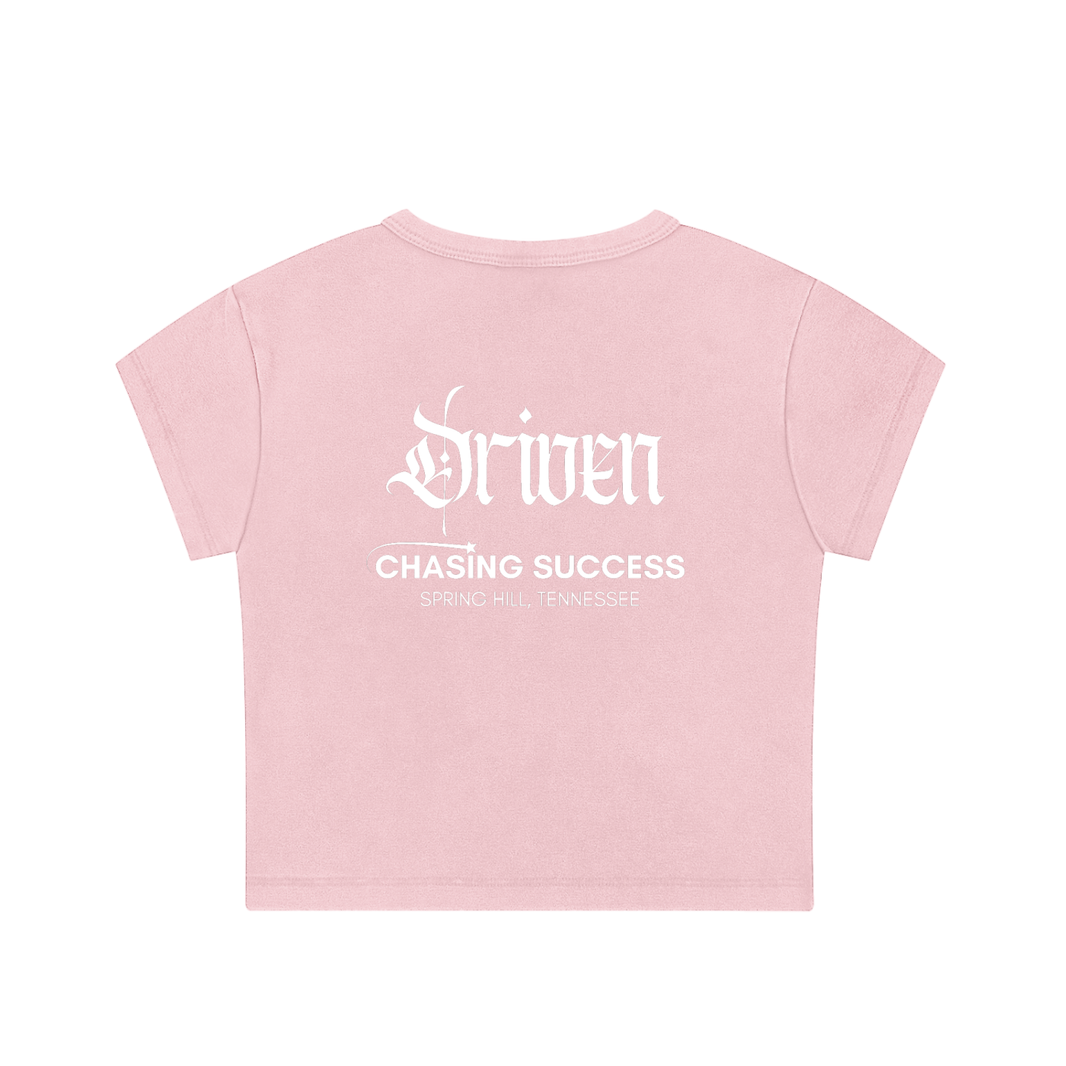 Driven "DBS" Snow Washed Crop Top - Driven Lifestyle