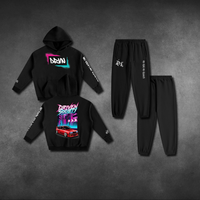 V2 Hoodie x Black Jogger Set