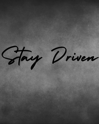 "Stay Driven" Cursive Decal